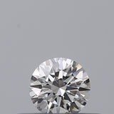 0.22 carat Round diamond D  VVS2 Excellent