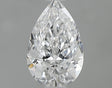 0.60 carat Pear diamond D VVS2 