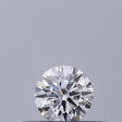0.18 carat Round diamond D VVS1 Excellent