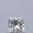 0.37 carat Princess diamond F VVS1 