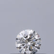 0.18 carat Round diamond E VVS1 Excellent