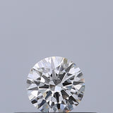 0.24 carat Round diamond E VVS2 Excellent