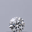 0.19 carat Round diamond F VVS1 Excellent