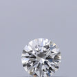0.24 carat Round diamond F IF Excellent