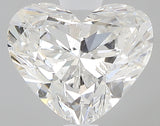 0.90 carat Heart diamond F  SI2 Very good