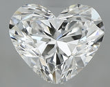 0.91 carat Heart diamond F  VVS1 Excellent