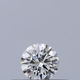 0.19 carat Round diamond F IF Excellent