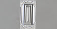 0.29 carat Baguette diamond E VS1 