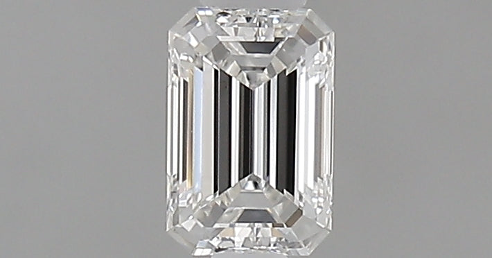 0.26 carat Emerald diamond F  VVS2
