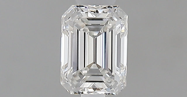 0.38 carat Emerald diamond F VVS2 