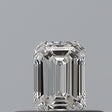 0.23 carat Emerald diamond F VVS1 