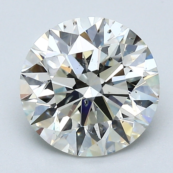 2.01 carat Round diamond J  SI1 Excellent