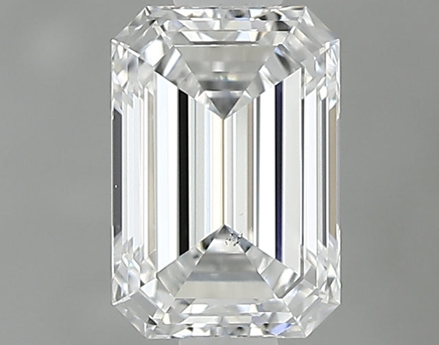 0.76 carat Emerald diamond E VS2 