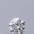 0.21 carat Round diamond D VVS2 Excellent