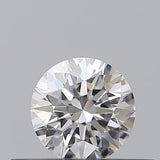 0.21 carat Round diamond D  VVS2 Excellent