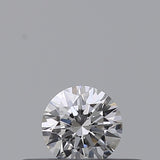 0.18 carat Round diamond D  VVS2 Excellent