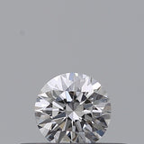 0.21 carat Round diamond E  VVS2 Excellent