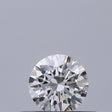 0.24 carat Round diamond F IF Excellent