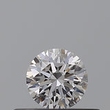 0.21 carat Round diamond D  VVS1 Excellent
