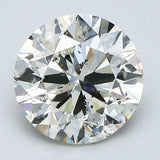 2.01 carat Round diamond L  I1 Very good