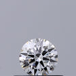 0.26 carat Round diamond E IF Excellent