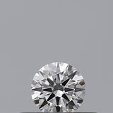 0.19 carat Round diamond D  VVS2 Excellent