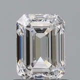 0.91 carat Emerald diamond D  IF