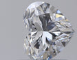 0.55 carat Heart diamond D VS1 