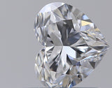 0.55 carat Heart diamond D VS1 