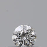 0.19 carat Round diamond F  VVS1 Excellent