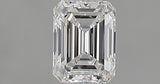 0.30 carat Emerald diamond F  VVS2