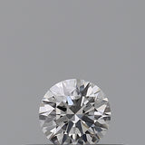 0.18 carat Round diamond F  IF Excellent