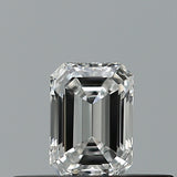 0.25 carat Emerald diamond E VVS2 