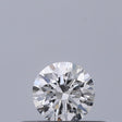 0.22 carat Round diamond F VVS1 Excellent