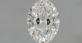 0.71 carat Oval diamond H VVS1 