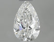 0.34 carat Pear diamond F VVS2 