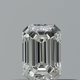0.27 carat Emerald diamond F VVS1 