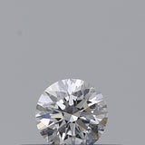 0.18 carat Round diamond D  VVS2 Excellent