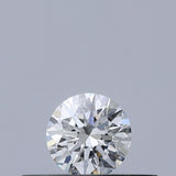 0.18 carat Round diamond F IF Excellent