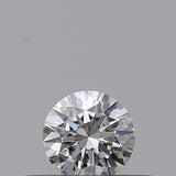 0.19 carat Round diamond F  VVS1 Excellent