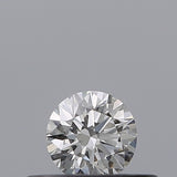 0.21 carat Round diamond E IF Excellent