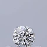 0.18 carat Round diamond F IF Excellent