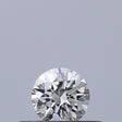 0.19 carat Round diamond F IF Excellent
