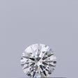 0.18 carat Round diamond E VVS2 Excellent