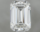 1.00 carat Emerald diamond E VVS2 