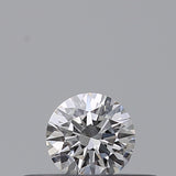 0.18 carat Round diamond D  VVS2 Excellent