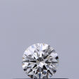 0.20 carat Round diamond F IF Excellent
