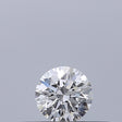 0.19 carat Round diamond E VVS1 Excellent