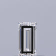 0.24 carat Baguette diamond E IF 