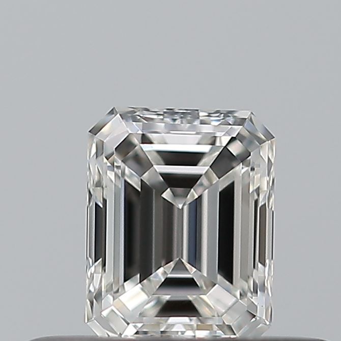 0.27 carat Emerald diamond F  VVS2